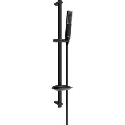 Mexen - DB72 - czarny - 150 cm wąż - zestaw prysznicowy Mexen - DB72 - czarny - 150 cm wąż - zestaw prysznicowy