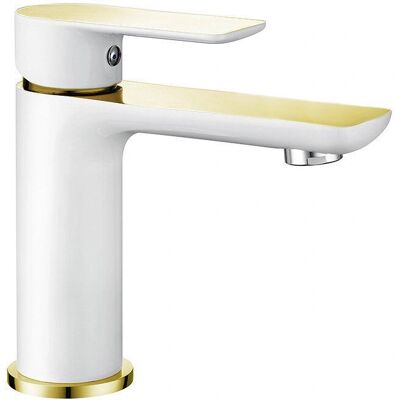 Mexen - Alfa - White/Gold - 160 mm - Faucet Mexen - Alfa - White/Gold - 160 mm - Faucet
