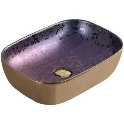 Mexen - Rita - 45x32 cm - Fioletowy - Umywalka Mexen - Rita - 45x32 cm - Fioletowy - Umywalka
