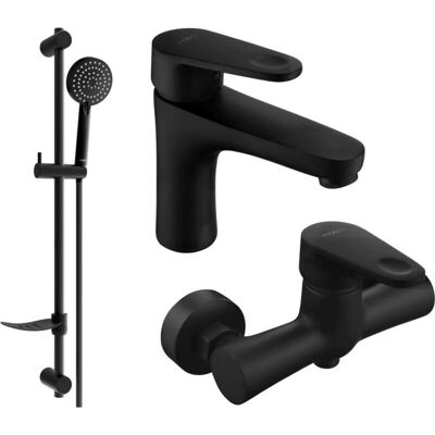 Mexen - Kama DF75 - Czarny - Shower Set Mexen - Kama DF75 - Czarny - Shower Set