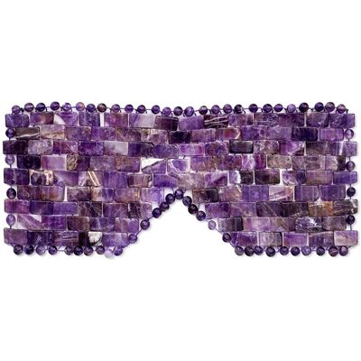 Maska na twarz i ciało z ametystu od Crystallove - Ręcznie wykonana z naturalnego kamienia - Wspiera oczyszczanie skóry Maska na twarz i ciało z ametystu od Crystallove - Ręcznie wykonana z naturalnego kamienia - Wspiera oczyszczanie skóry