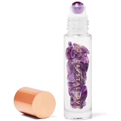 Crystallove Amethist Oliefles - Herbruikbare 10 ml - Kristal voor gezichtsmassage Crystallove Amethist Oliefles - Herbruikbare 10 ml - Kristal voor gezichtsmassage