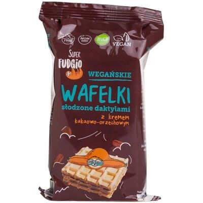 ME GUSTO Bio Kakao-Nuss-Creme Waffeln - Veganer Snack ME GUSTO Bio Kakao-Nuss-Creme Waffeln - Veganer Snack