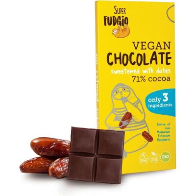 BIO czekolada słodzona daktylami - 80 g BIO czekolada słodzona daktylami - 80 g