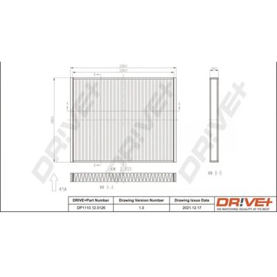 Dr!ve+ Chevrolet Aveo Innenraumfilter - Pollen, HEPA, Leicht zu Installieren Dr!ve+ Chevrolet Aveo Innenraumfilter - Pollen, HEPA, Leicht zu Installieren