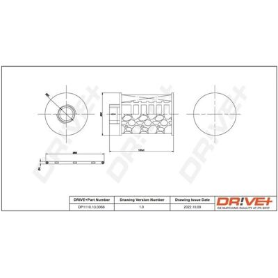 Dr!ve+ Kraftstofffilter - Chevrolet Citroën Diesel Ersatz Dr!ve+ Kraftstofffilter - Chevrolet Citroën Diesel Ersatz