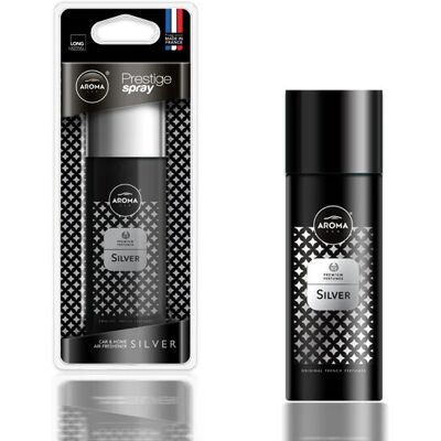 AROMA PRESTIGE SPRAY Argent - Parfum d'intérieur - Publicité AROMA PRESTIGE SPRAY Argent - Parfum d'intérieur - Publicité