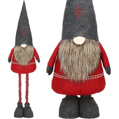 Springos - Duende navideño telescópico de 95-160 cm - Decoración festiva Springos - Duende navideño telescópico de 95-160 cm - Decoración festiva