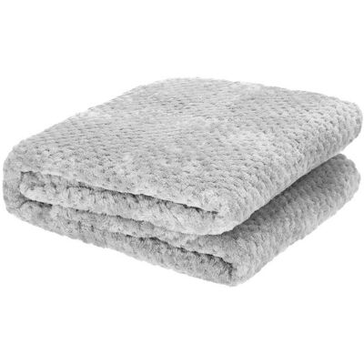 Springos Kaksinkertainen Peite - 200x220cm, Vaaleanharmaa Springos Kaksinkertainen Peite - 200x220cm, Vaaleanharmaa