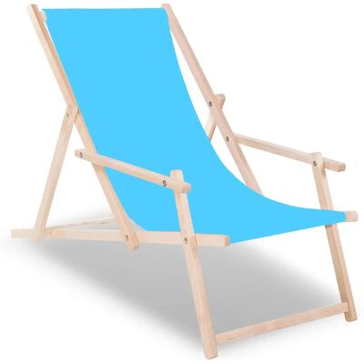 Springos Holz Sonnenliege - Unterstützt 120kg - Garten & Strand Springos Holz Sonnenliege - Unterstützt 120kg - Garten & Strand