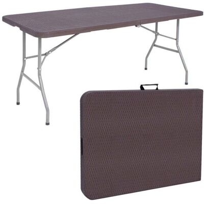 Skládací Catering Stůl Springos 180cm - Stabilní, Odolný, Pro 6 Osob Skládací Catering Stůl Springos 180cm - Stabilní, Odolný, Pro 6 Osob