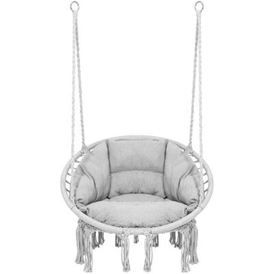 Balancelle de jardin Springos avec coussin rond - Produit pour jardin ou maison - Publicité Balancelle de jardin Springos avec coussin rond - Produit pour jardin ou maison - Publicité