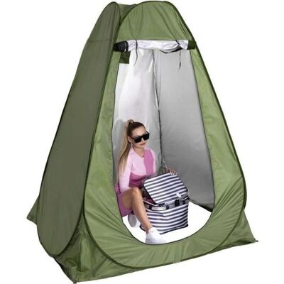 SPRINGOS - Tente de plage 120 x 120 x 190 cm avec douche et sac de transport Pop-Up - Publicité SPRINGOS - Tente de plage 120 x 120 x 190 cm avec douche et sac de transport Pop-Up - Publicité