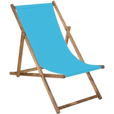 SPRINGOS Transat de jardin en bois avec réglage en 3 positions - Jardin - Publicité SPRINGOS Transat de jardin en bois avec réglage en 3 positions - Jardin - Publicité