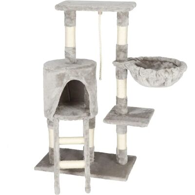 Albero per Gatti e Grattatore - 96 cm Grigio Chiaro Springos Albero per Gatti e Grattatore - 96 cm Grigio Chiaro Springos