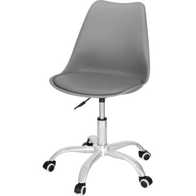 Chaise de Bureau Ergonomique SPRINGOS - Réglable en Hauteur & Roues Pivotantes - Publicité Chaise de Bureau Ergonomique SPRINGOS - Réglable en Hauteur & Roues Pivotantes - Publicité