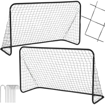 Springos Bramki do piłki nożnej - Stal, 2 szt., 183x122cm Springos Bramki do piłki nożnej - Stal, 2 szt., 183x122cm