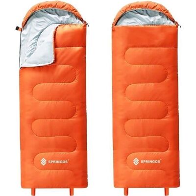 Springos - Hooded - 73x205 cm - Léger - Sac de couchage - Publicité Springos - Hooded - 73x205 cm - Léger - Sac de couchage - Publicité