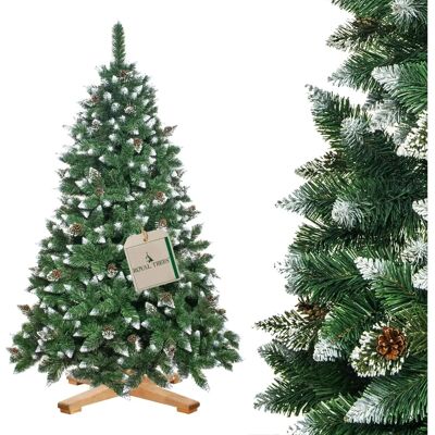Springos Royal Trees Sapin de Noël Artificiel 220cm PVC Neige - Publicité Springos Royal Trees Sapin de Noël Artificiel 220cm PVC Neige - Publicité