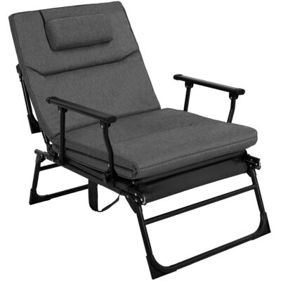Springos - GC0067 - Černý rám - Lehátko Springos - GC0067 - Černý rám - Lehátko