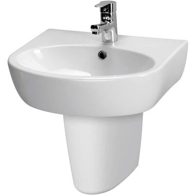 Cersanit Parva Wandwaschbecken - 50x40 cm Keramik Weiß Cersanit Parva Wandwaschbecken - 50x40 cm Keramik Weiß