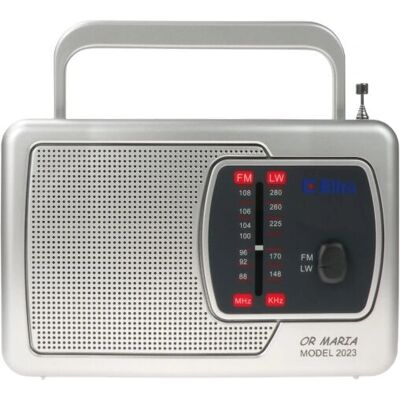 Eltra Maria Tragbares Analog Radio - Silber Eltra Maria Tragbares Analog Radio - Silber
