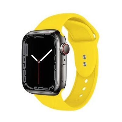 Crong neste silikon rög - Apple Watch 38/40/41mm - Keltainen Crong neste silikon rög - Apple Watch 38/40/41mm - Keltainen