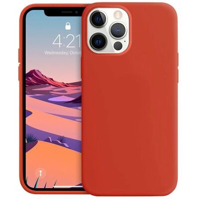 Crong iPhone 12 Pro Max Rotes Flexibles Case - Smartphone-Hülle Crong iPhone 12 Pro Max Rotes Flexibles Case - Smartphone-Hülle