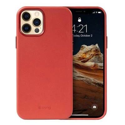 Crong Leder-Handyhülle für iPhone 12 Pro Max - Schlank, Langlebig, Elegant Crong Leder-Handyhülle für iPhone 12 Pro Max - Schlank, Langlebig, Elegant