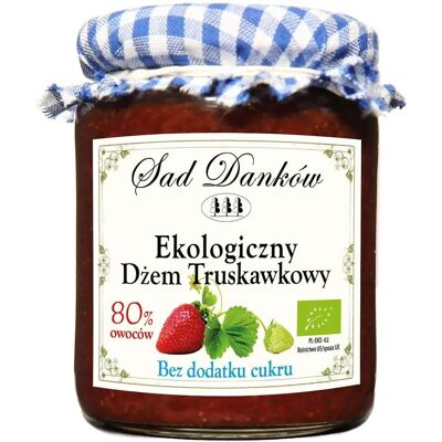 Ekologiczne dżem truskawkowy - SAD DANKÓW 260g Ekologiczne dżem truskawkowy - SAD DANKÓW 260g