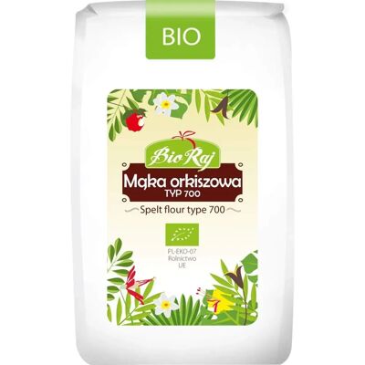 BIO RAJ Organiczna mąka orkiszowa Typ 700 - Mąka BIO RAJ Organiczna mąka orkiszowa Typ 700 - Mąka