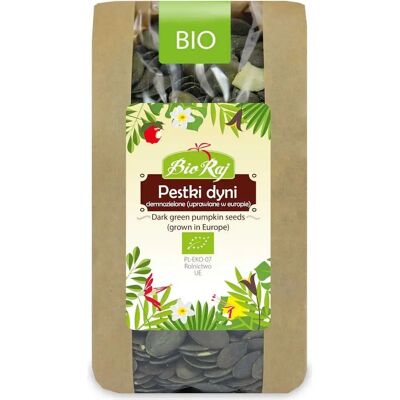 Ekologiczne ciemnozielone pestki dyni - 300g - Pestki dyni Ekologiczne ciemnozielone pestki dyni - 300g - Pestki dyni