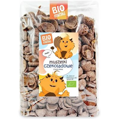 Biologiczne skorupy czekoladowe BIOMINKI 300g - Skorupy czekoladowe Biologiczne skorupy czekoladowe BIOMINKI 300g - Skorupy czekoladowe
