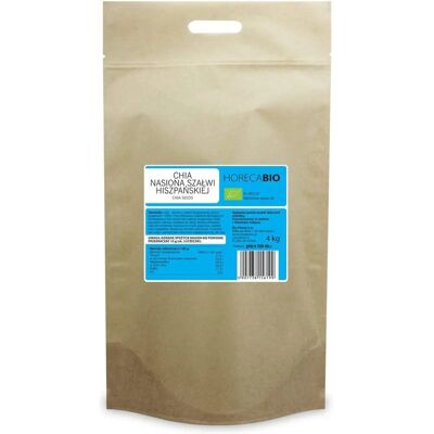 BIO PLANET Graines de chia biologiques 4kg - HORECA - Publicité BIO PLANET Graines de chia biologiques 4kg - HORECA - Publicité