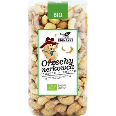 BIO PLANET - Orzechy nerkowca bio prażone i solone - 350g - Orzechy Nerkowca BIO PLANET - Orzechy nerkowca bio prażone i solone - 350g - Orzechy Nerkowca