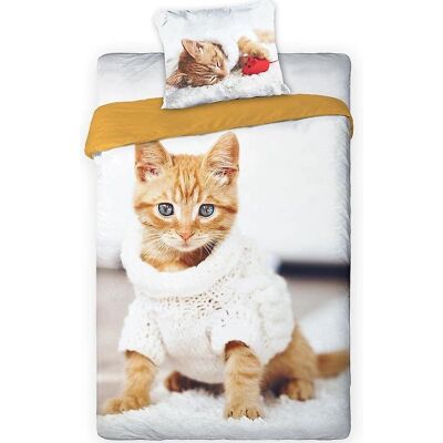 Animal Pictures Dierenfoto Sloop - Enkel - 140 x 200 cm - Wit Animal Pictures Dierenfoto Sloop - Enkel - 140 x 200 cm - Wit