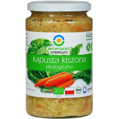 Bio-Glutenfreies Sauerkraut mit Karotten - Sauerkraut Bio-Glutenfreies Sauerkraut mit Karotten - Sauerkraut
