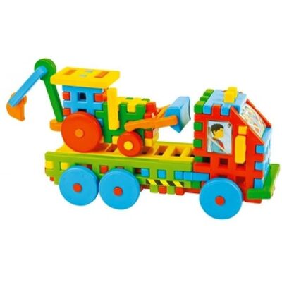 Czako 2595 Bau Spielzeug - Konstruktionssteine für Bagger Czako 2595 Bau Spielzeug - Konstruktionssteine für Bagger