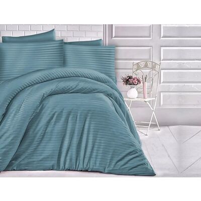 DARYMEX - Cizgili - Turkusowy - 200x220 cm - Bedding DARYMEX - Cizgili - Turkusowy - 200x220 cm - Bedding