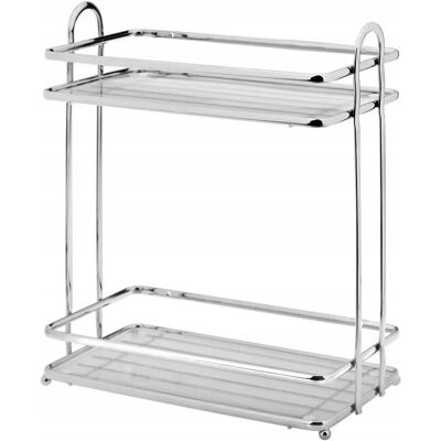 ALSEA - Blanca - Chrom - 290x155x340 mm - Półka łazienkowa ALSEA - Blanca - Chrom - 290x155x340 mm - Półka łazienkowa
