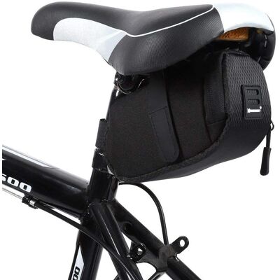 Wozinsky Fahrradsattel- Tasche - 0,6L Schwarz - Kompakte Tasche Wozinsky Fahrradsattel- Tasche - 0,6L Schwarz - Kompakte Tasche