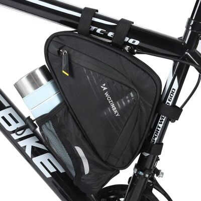 Sacoche pour vélo Wozinsky - Sous le cadre Noir - Publicité Sacoche pour vélo Wozinsky - Sous le cadre Noir - Publicité