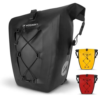 Wozinsky Wodoodporna Torba Rowerowa 25L - Czarna Wozinsky Wodoodporna Torba Rowerowa 25L - Czarna
