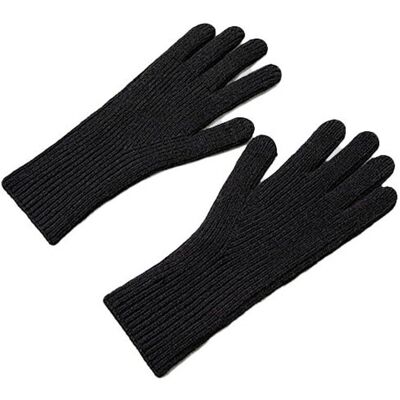 Hurtel Schwarze Faltbare Touchscreen-Handschuhe - Winterzubehör Hurtel Schwarze Faltbare Touchscreen-Handschuhe - Winterzubehör