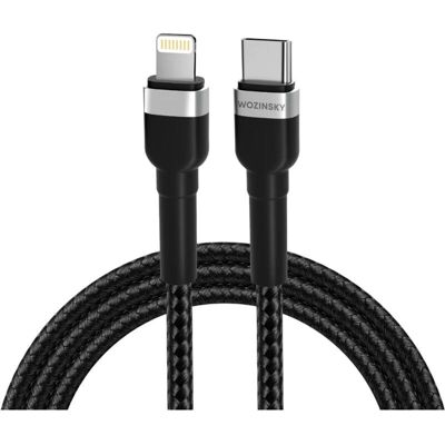 Câble USB-C vers Lightning Wozinsky WNBCL1 - 1 M - Câble de Charge Câble USB-C vers Lightning Wozinsky WNBCL1 - 1 M - Câble de Charge