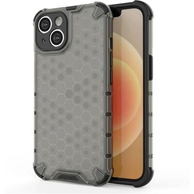Hurtel Honeycomb iPhone 14 Schwarze Hülle - Handyhülle Hurtel Honeycomb iPhone 14 Schwarze Hülle - Handyhülle