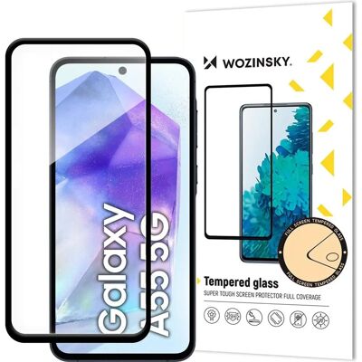 Wozinsky gehärtetes Glas Vollkleber für Samsung Galaxy A55 - Stoßfestes Displayschutzglas Wozinsky gehärtetes Glas Vollkleber für Samsung Galaxy A55 - Stoßfestes Displayschutzglas