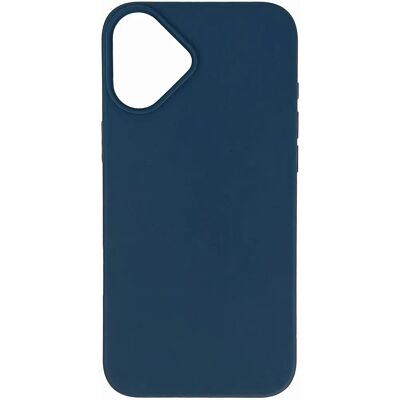 Custodia multicolore in crusca di frumento Hurtel per iPhone 16 Plus - Blu Custodia multicolore in crusca di frumento Hurtel per iPhone 16 Plus - Blu