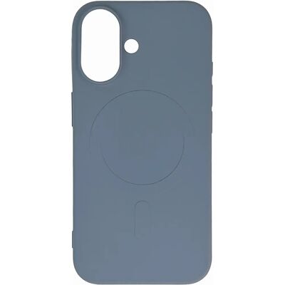 Custodia in Silicone Liquido MagSafe per iPhone 16 - Grigia Custodia in Silicone Liquido MagSafe per iPhone 16 - Grigia