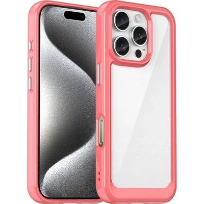 Custodia Outer Space Rossa per iPhone 16 Pro Max - Resistente agli urti Custodia Outer Space Rossa per iPhone 16 Pro Max - Resistente agli urti